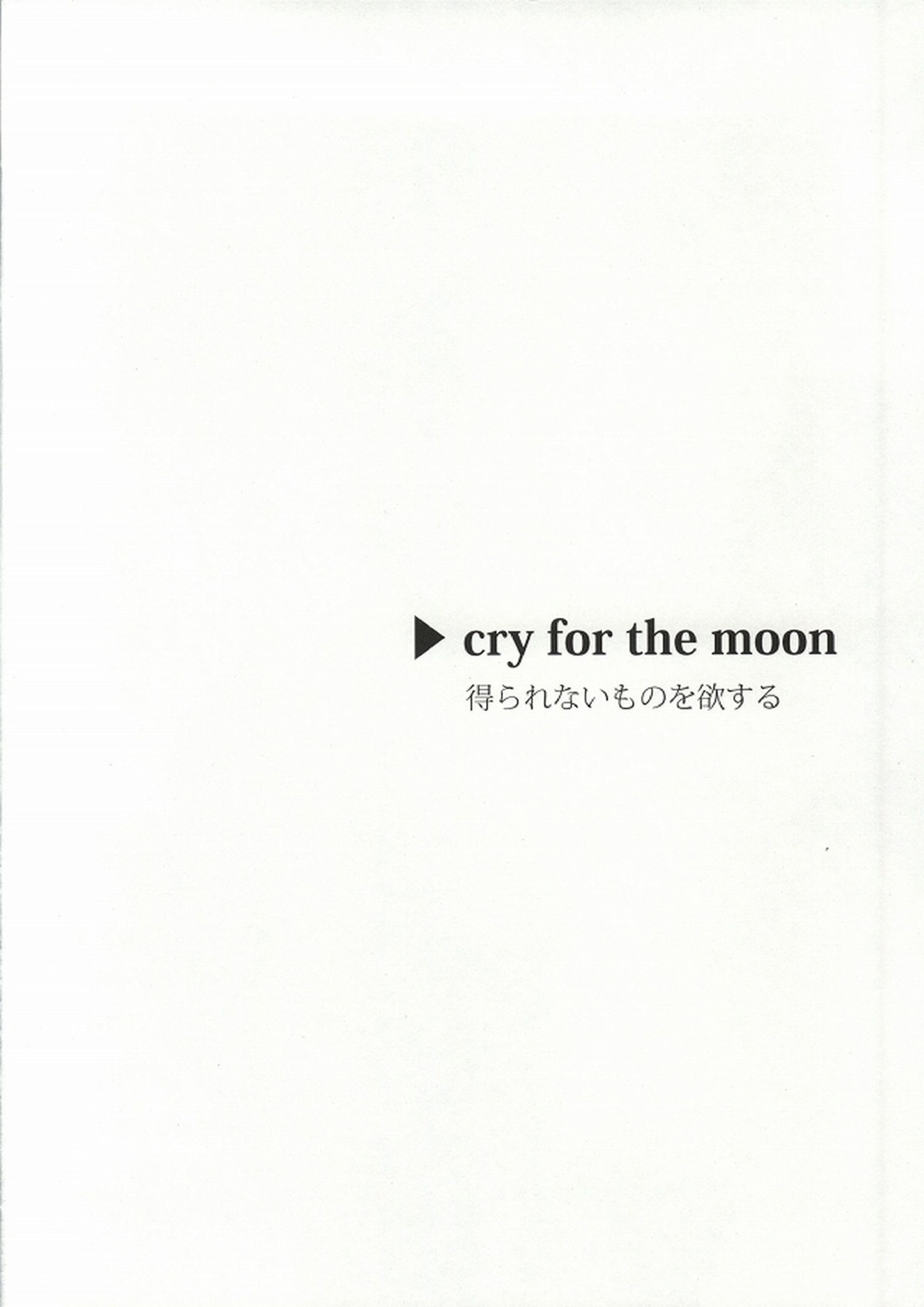 cry for the moon 19ページ