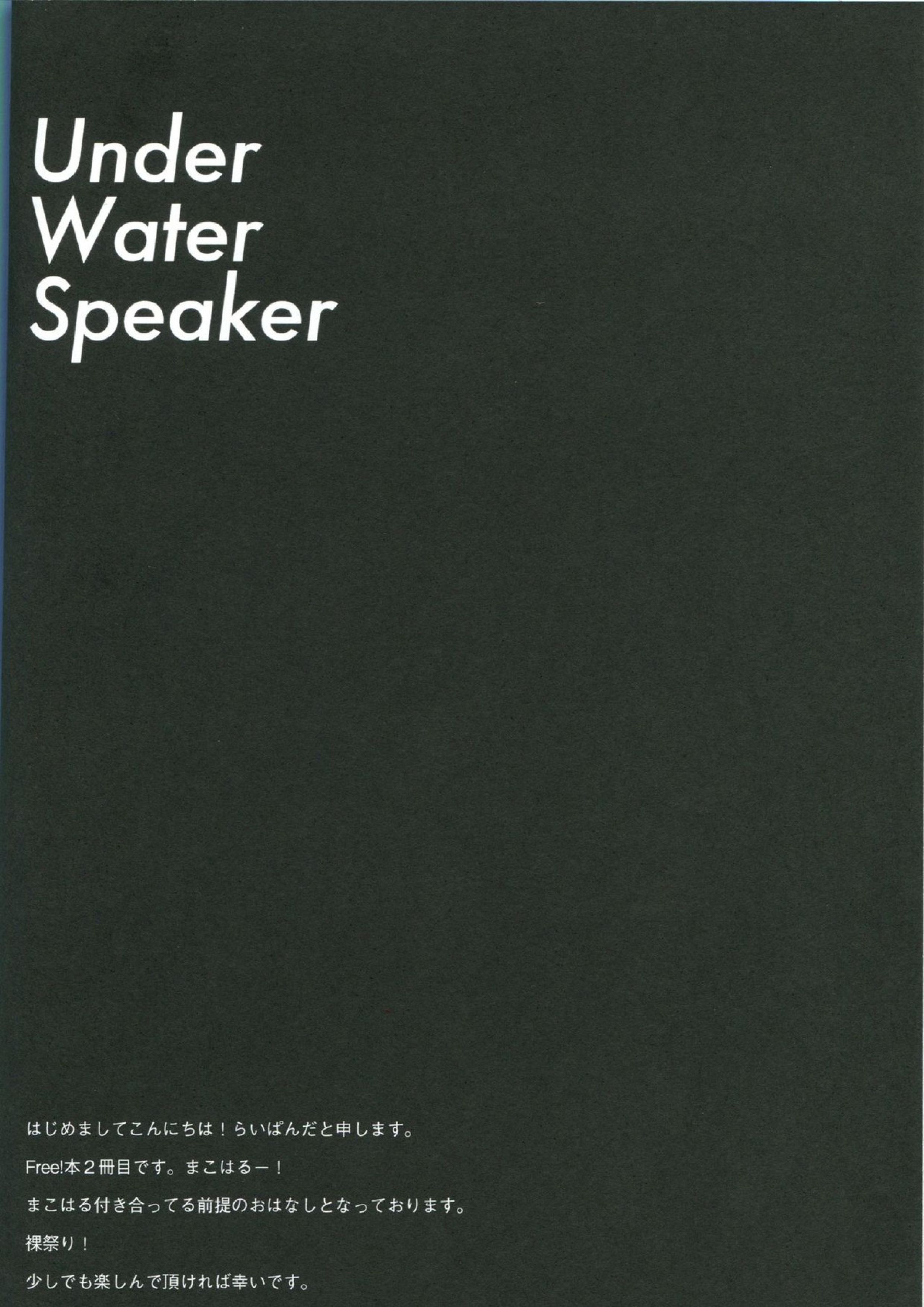 Under Water Speaker 3ページ