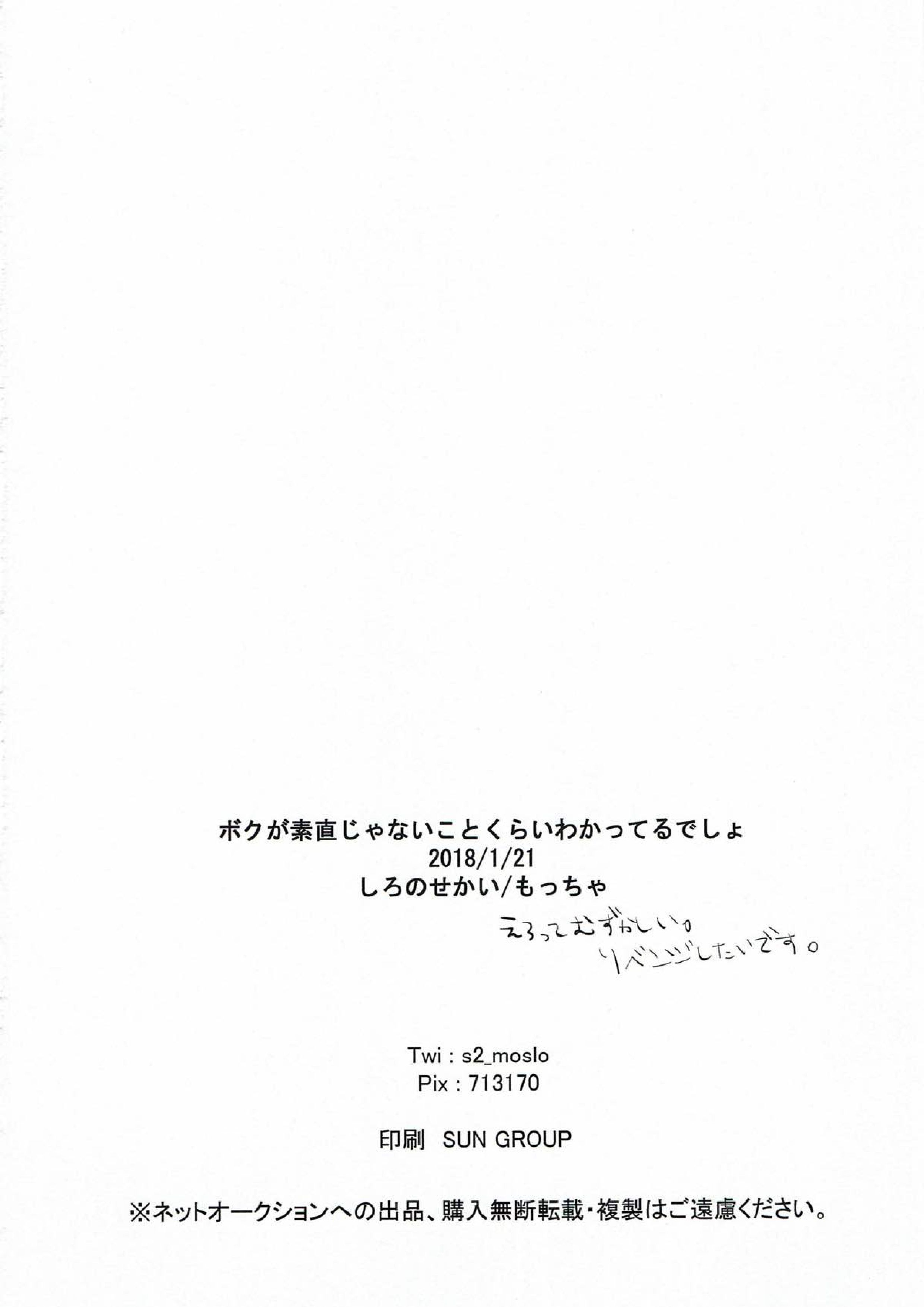 ボクが素直じゃないことくらいわかってるでしょ 21ページ