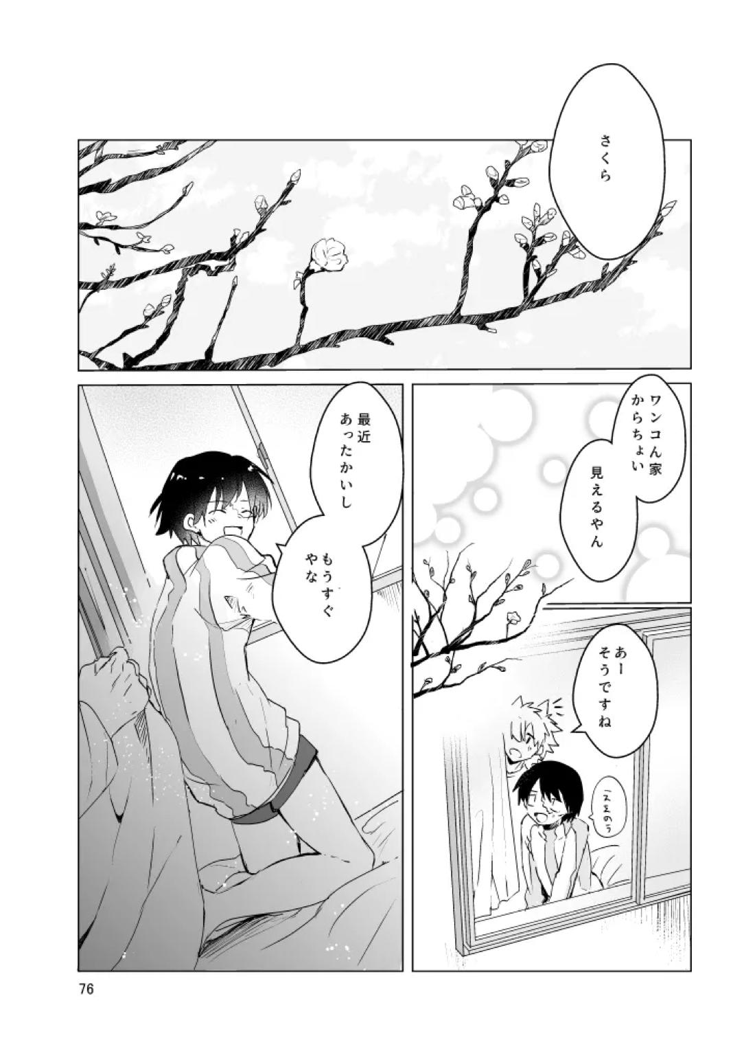 春になる 77ページ