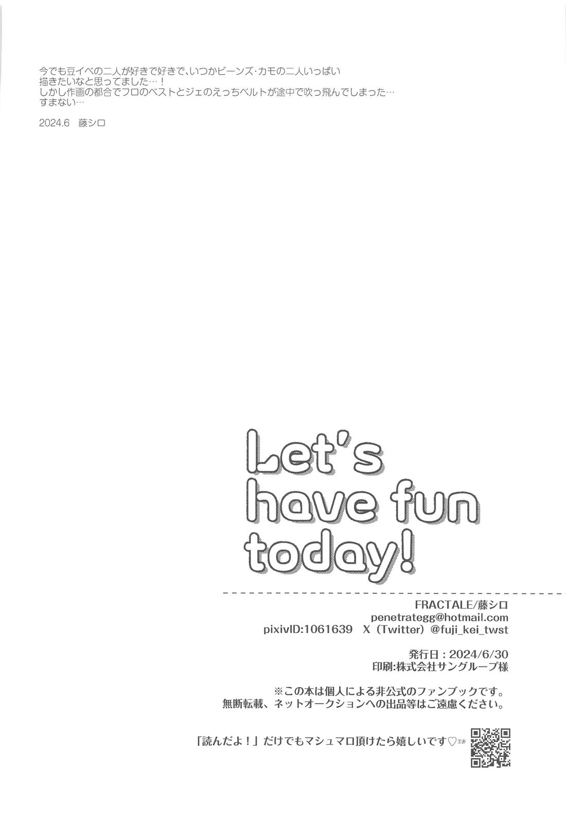 Let’s have fun today！ 21ページ