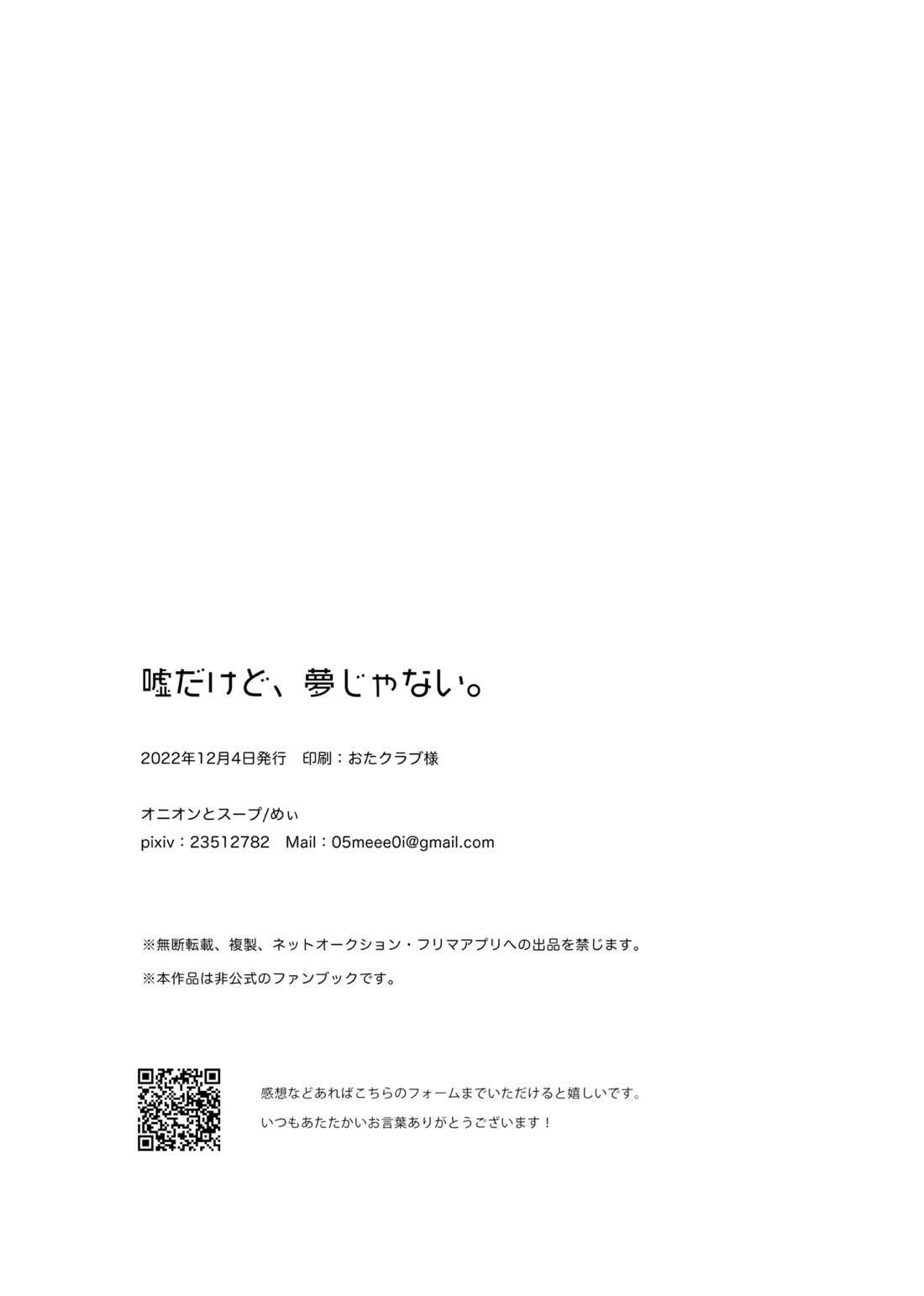 嘘だけど、夢じゃない。 36ページ