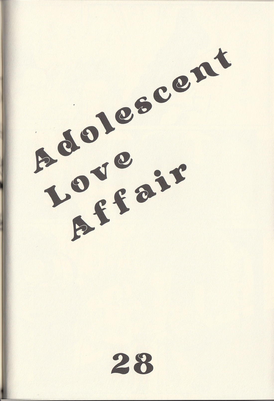 Adolescent Love Affair 9ページ