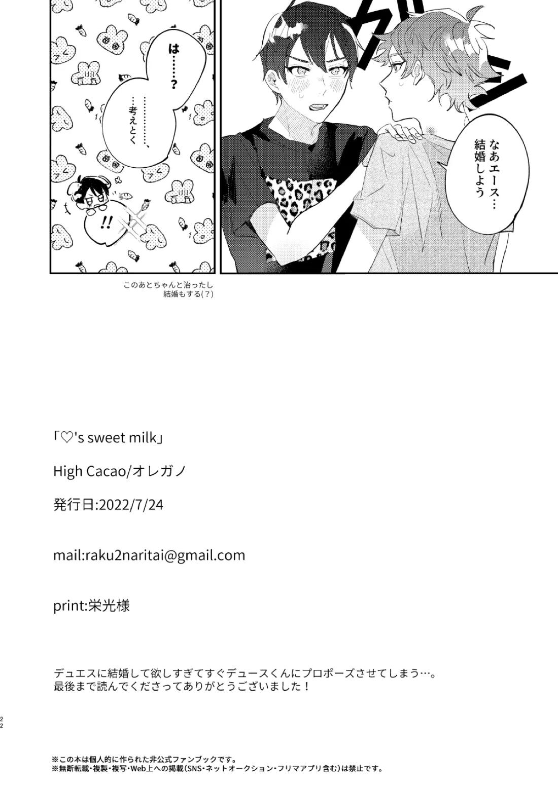 Ace’s sweet milk 21ページ