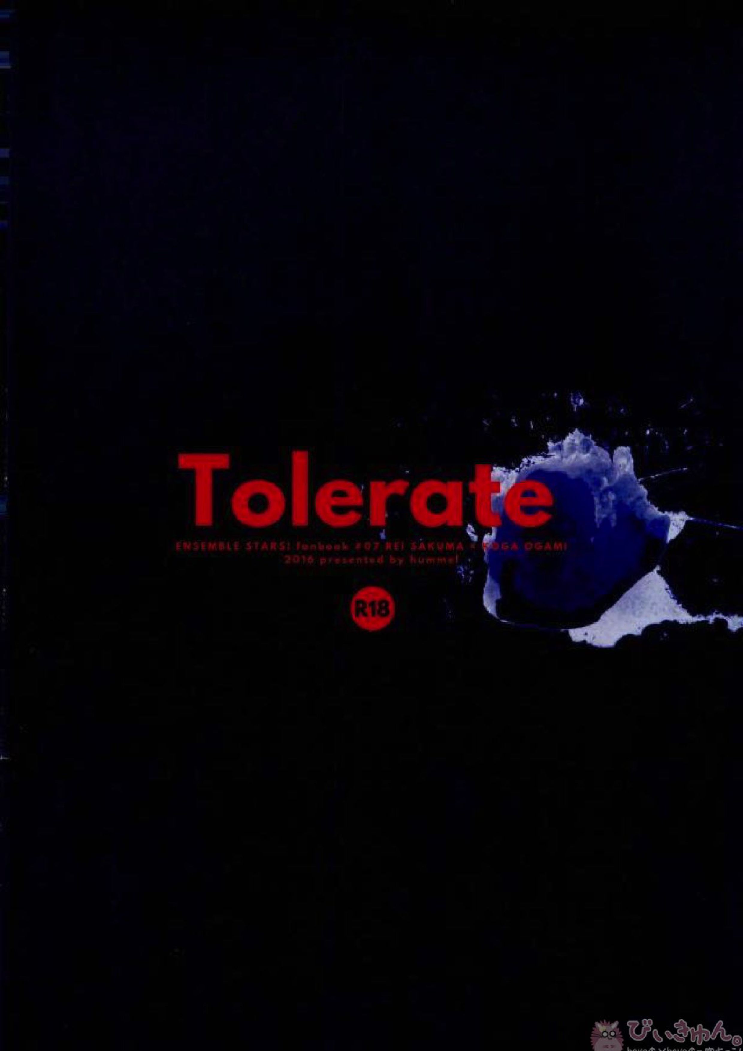 Tolerate 26ページ